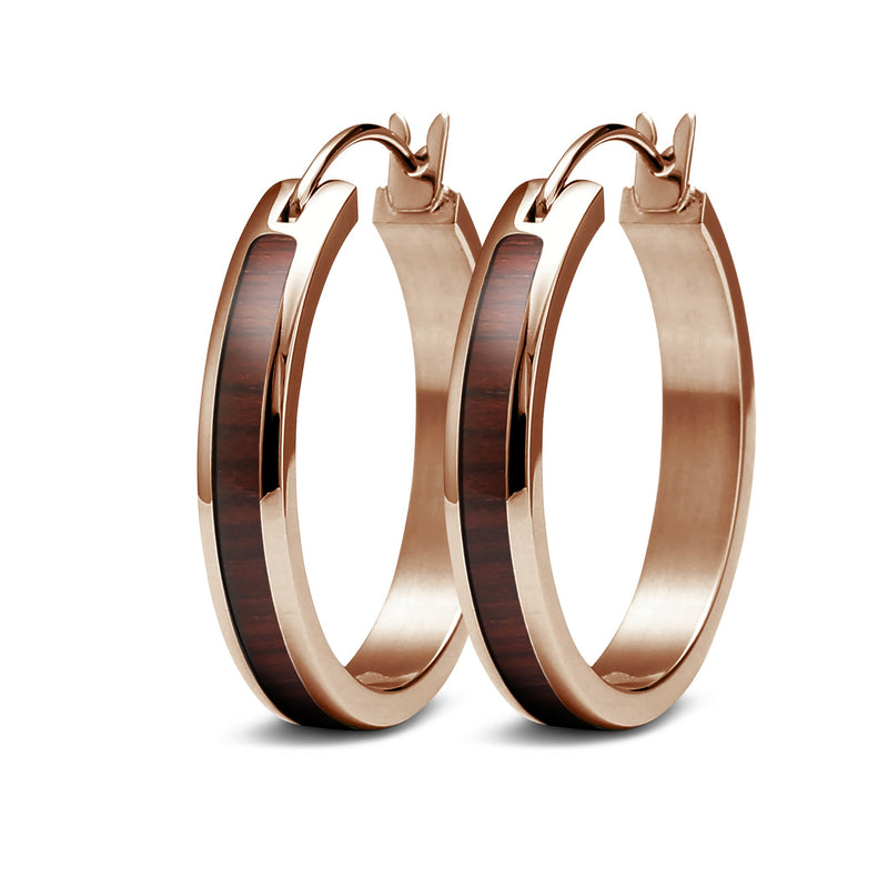 Jarrah Hoop Earrings - Rose Gold