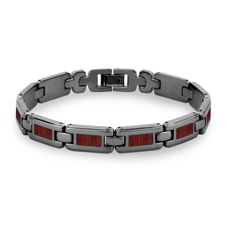 Jarrah Ladies Link Bracelet - Gunmetal