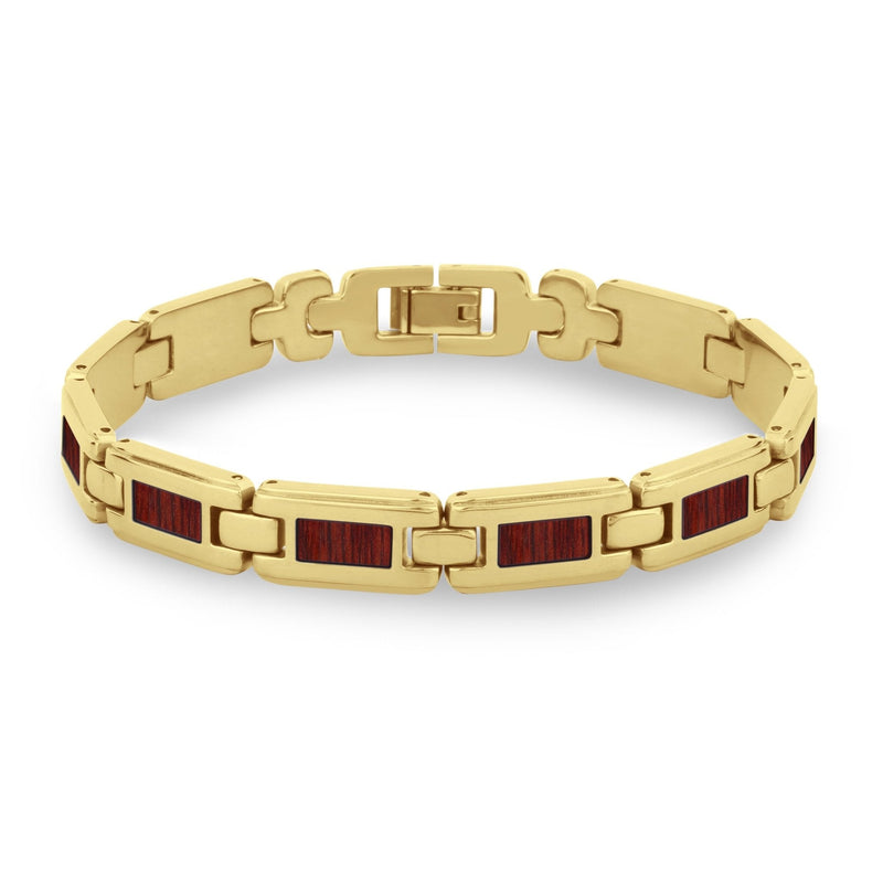 Jarrah Ladies Link Bracelet - Yellow Gold