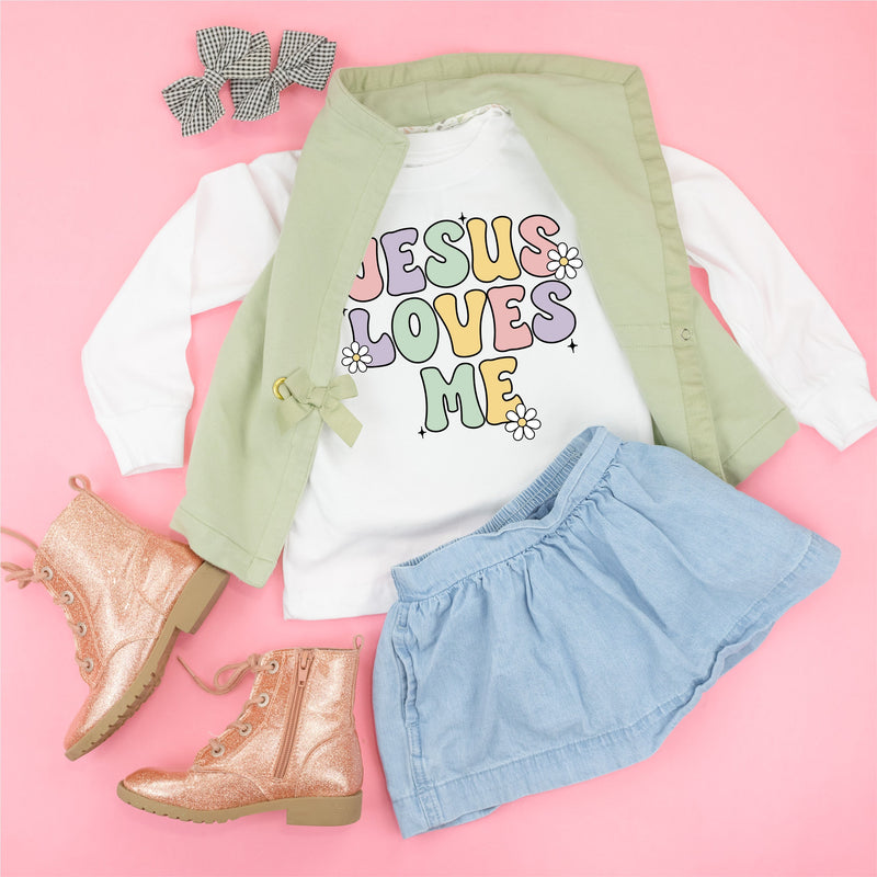 Girl Version - Jesus Loves Me - Child Long Sleeve Tee