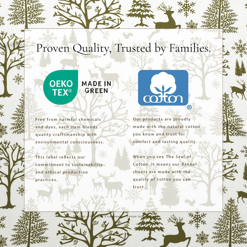 4-Piece Turkish Cotton Flannel Sheet - Lakeview Collection