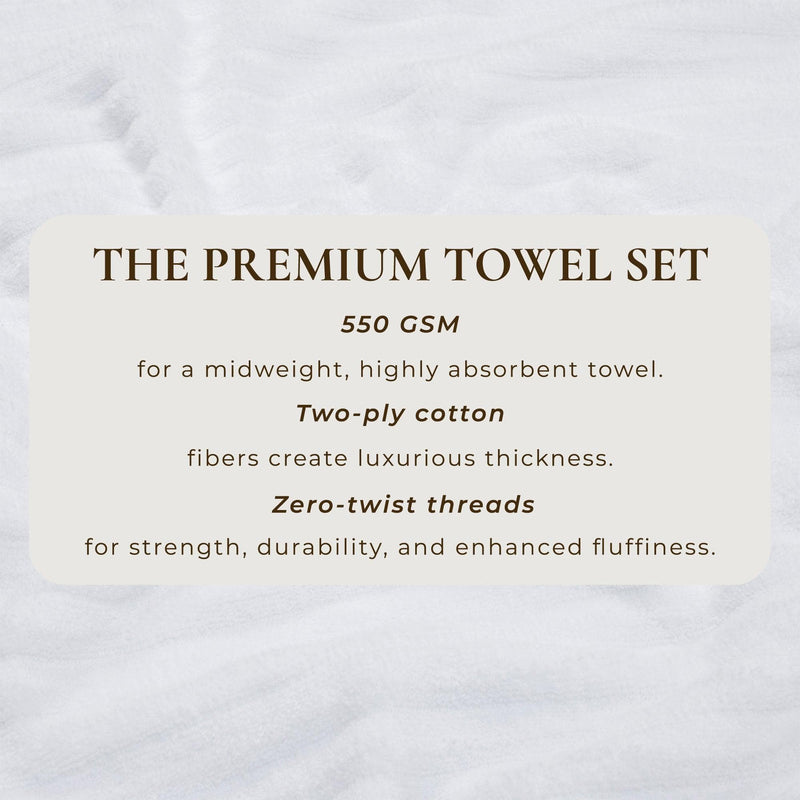 Luxury Cotton Towels - Karina Collection