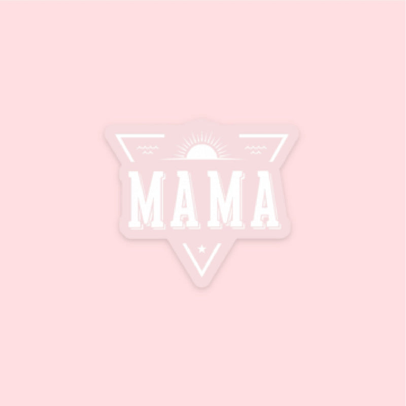 LMSS® STICKER - MAMA (Triangle Sun - Clear Back)