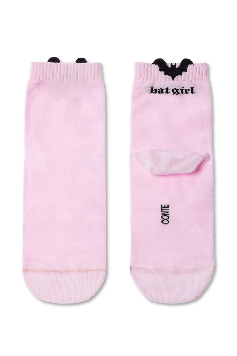Cotton Socks Conte Classic 245 - Picot "Batgirl"