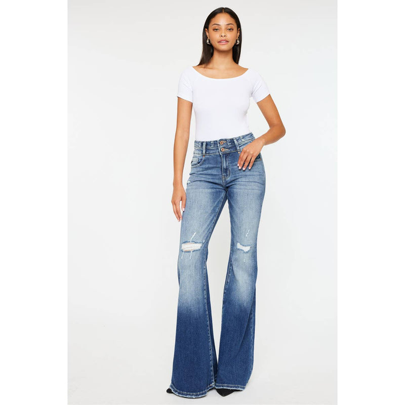 Kan Can High Rise Super Flare Jeans - Sizes 7 and 9 available