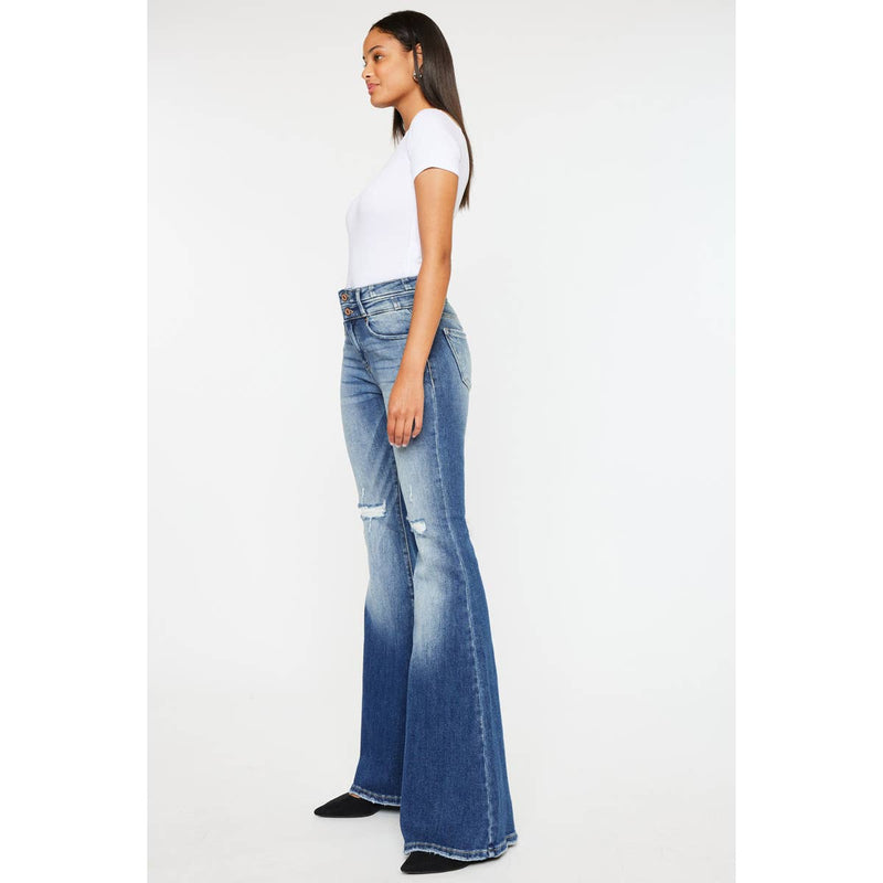 Kan Can High Rise Super Flare Jeans - Sizes 7 and 9 available
