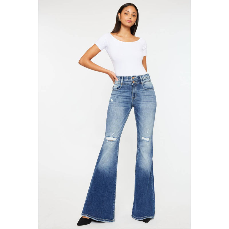 Kan Can High Rise Super Flare Jeans - Sizes 7 and 9 available