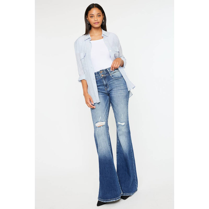 Kan Can High Rise Super Flare Jeans - Sizes 7 and 9 available
