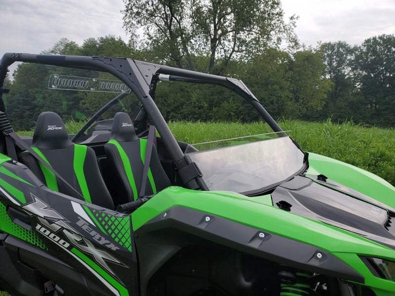 Kawasaki Teryx KRX Crew - Scratch-Resistant Half Windshield