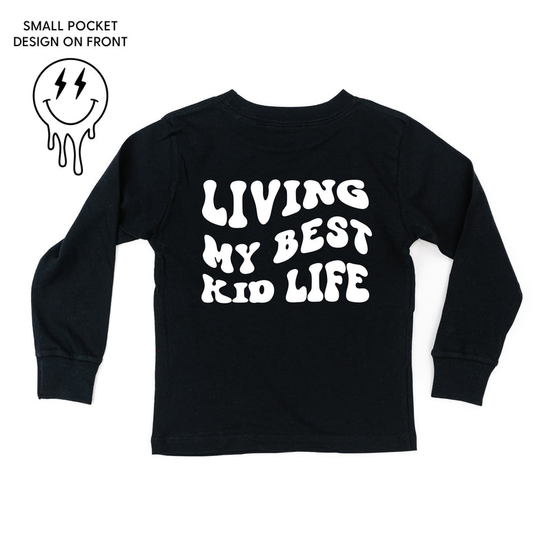 Living My Best Kid Life (w/ Melty Lightning Eyes) - Child Long Sleeve Tee
