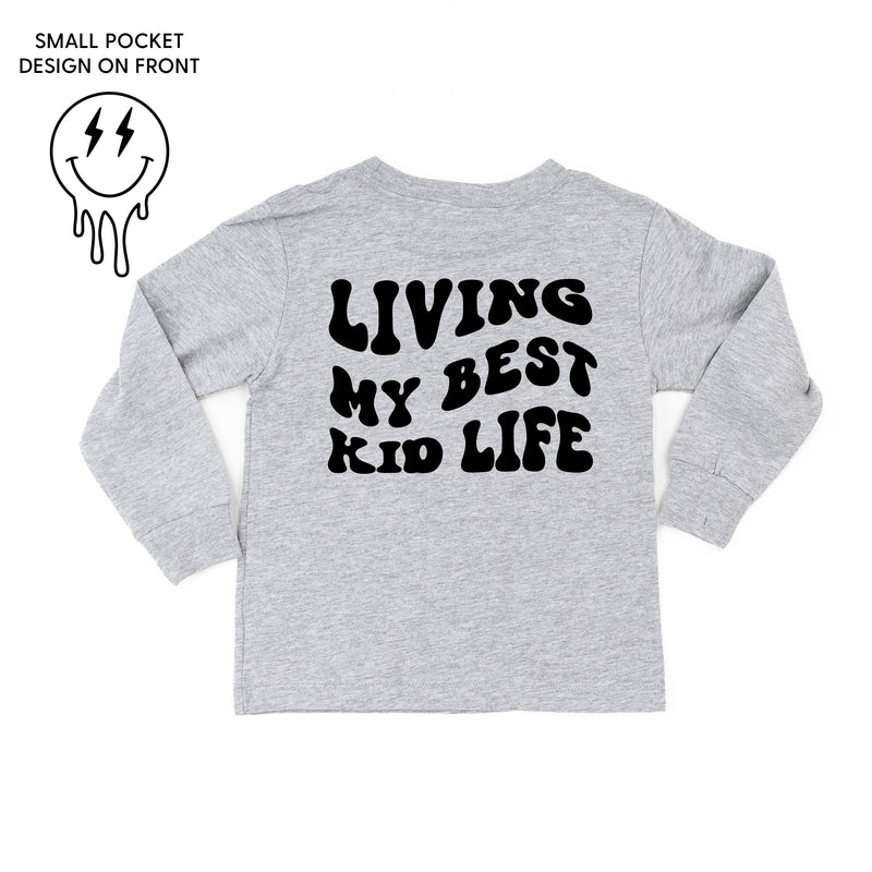 Living My Best Kid Life (w/ Melty Lightning Eyes) - Child Long Sleeve Tee