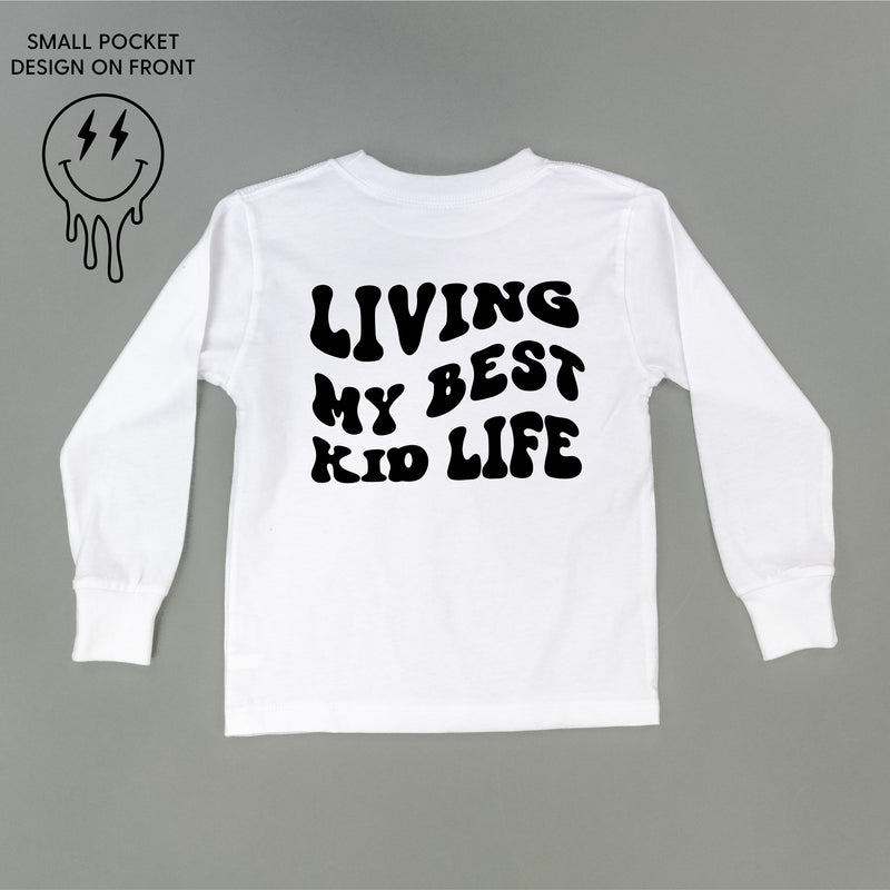 Living My Best Kid Life (w/ Melty Lightning Eyes) - Child Long Sleeve Tee