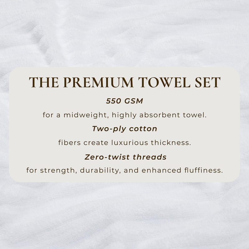 Luxury Cotton Towels - Karina Collection