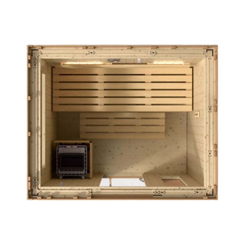Kohler C2 Outdoor Douglas Fir Scandinavian Spruce Sauna Kit (SAK25973)