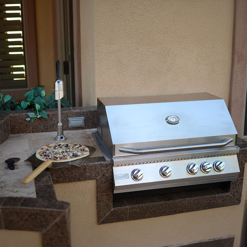 KoKoMo Grills 32" Heavy Duty 60K BTU LP/NG 4 Burner Built-In Stainless Steel Gas Grill (SAK25317)