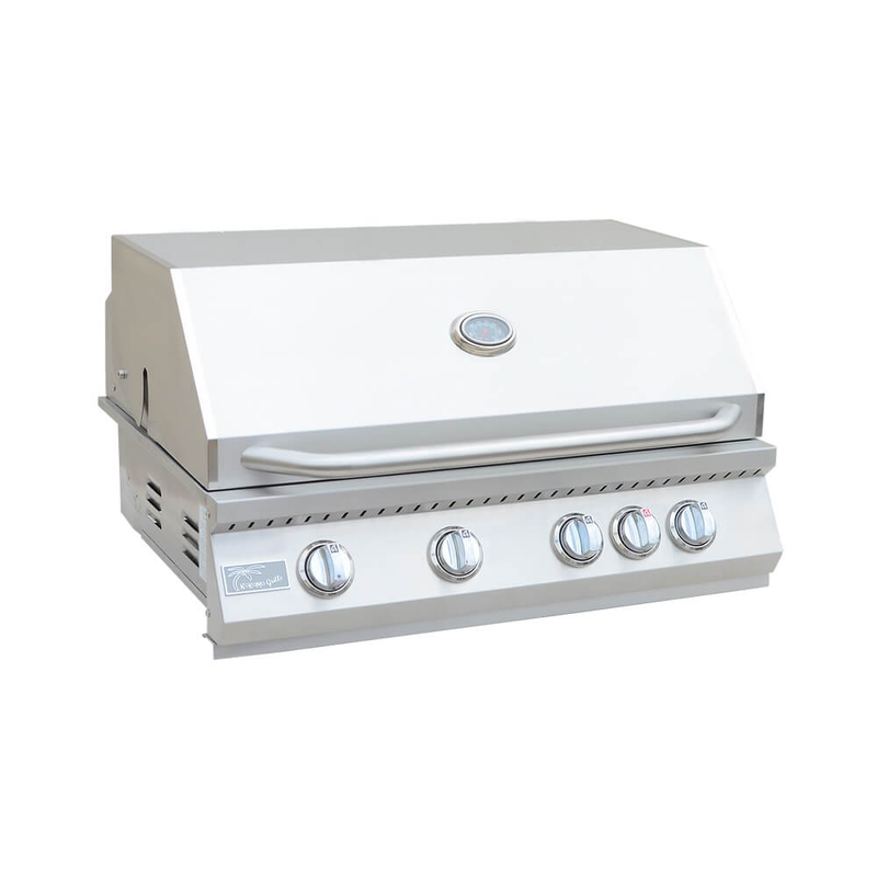 KoKoMo Grills 32" Heavy Duty 60K BTU LP/NG 4 Burner Built-In Stainless Steel Gas Grill (SAK25317)