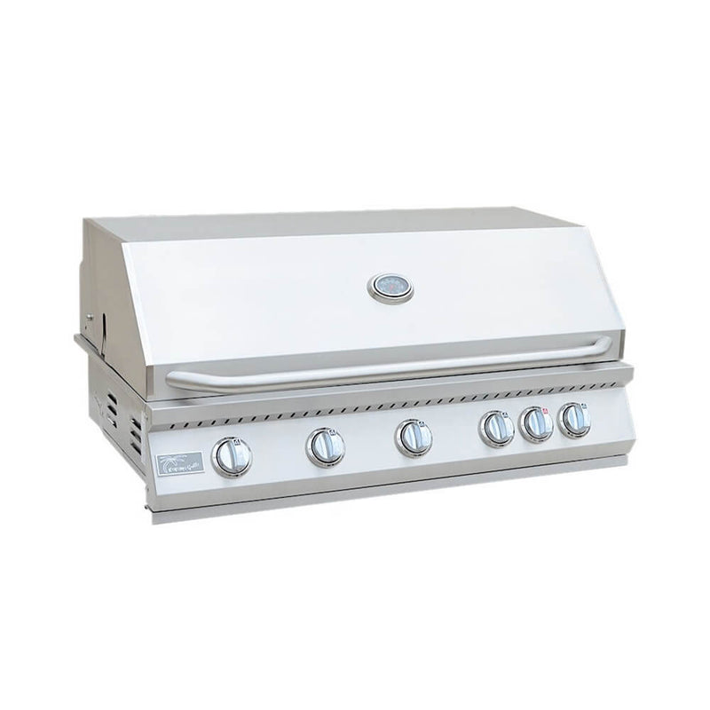KoKoMo Grills 40" Heavy Duty 72K BTU LP/NG 5 Burner Built-In Stainless Steel Gas Grill (SAK73152)