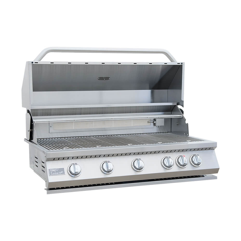 KoKoMo Grills 40" Heavy Duty 72K BTU LP/NG 5 Burner Built-In Stainless Steel Gas Grill (SAK73152)