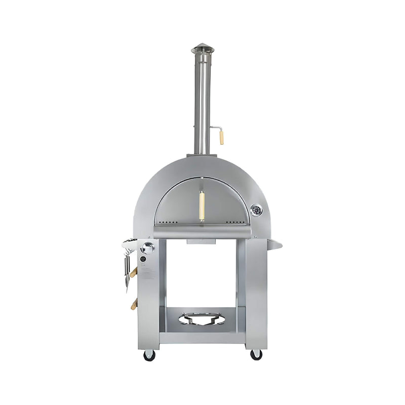 KoKoMo Grills Premium 32-Inch Stainless Steel Dual Fuel Gas Or Wood Fired Pizza Oven [KO-PIZZAOVEN] (SAK14753)