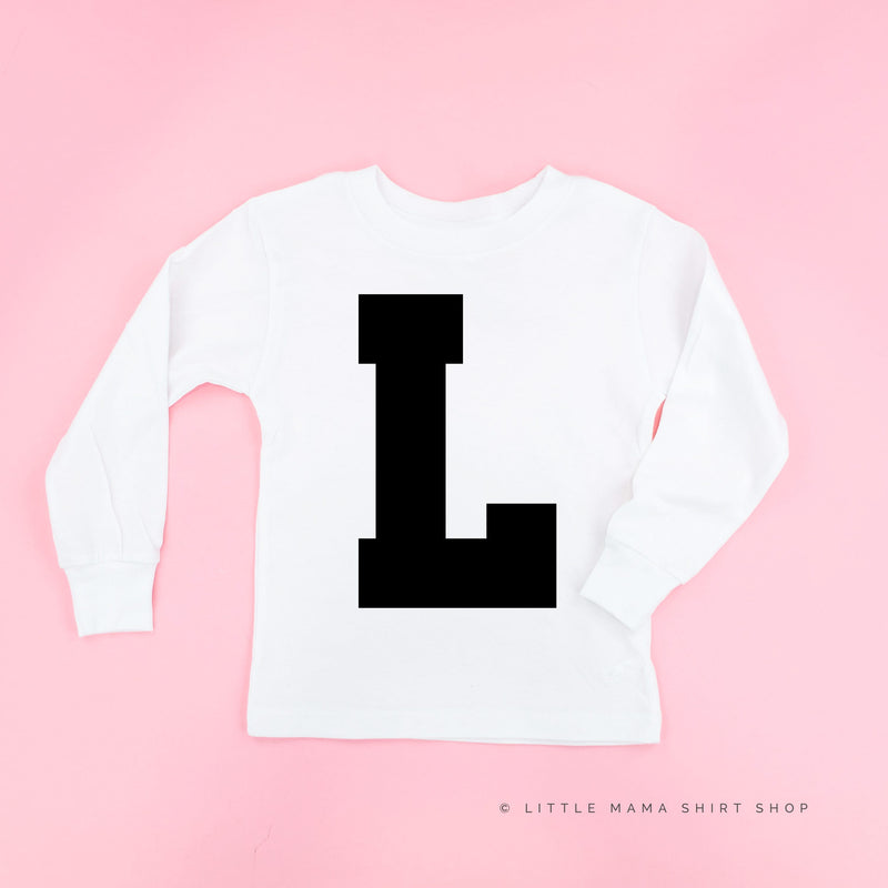 Varsity Initials - Child Long Sleeve Tee