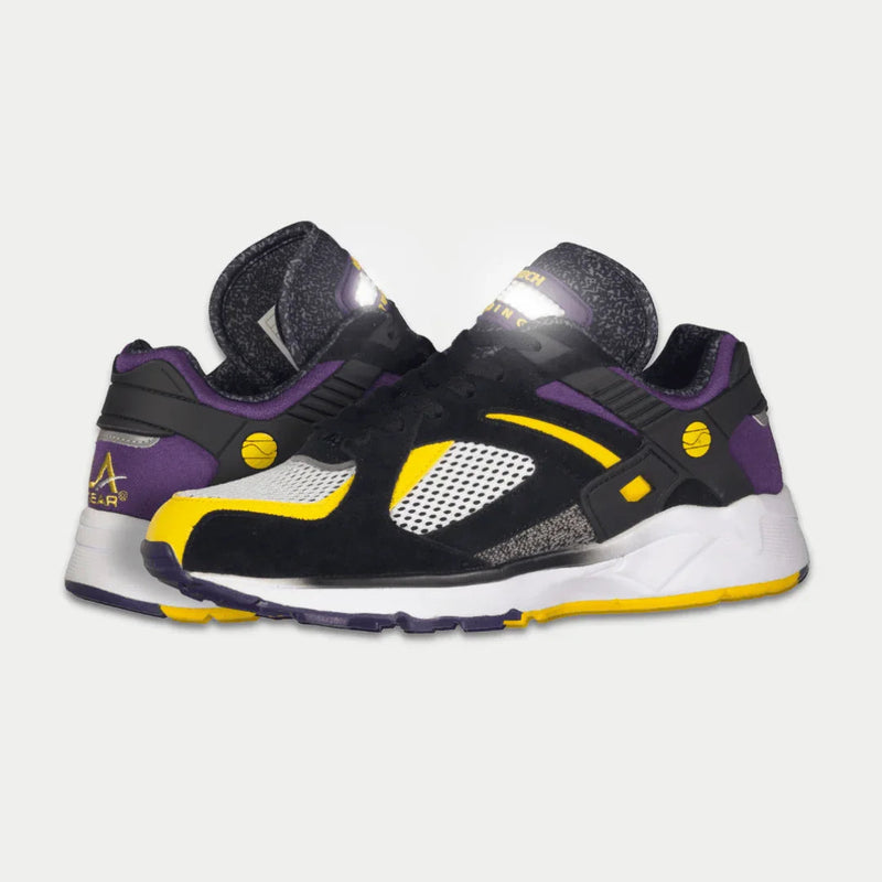 LA Gear Men's Catapult Light-Up Lowtop | Black x Purple x Yellow