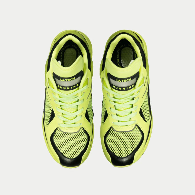 LA Gear Men's Catapult Light-Up x Glow Lowtop | Neon Yellow x Black