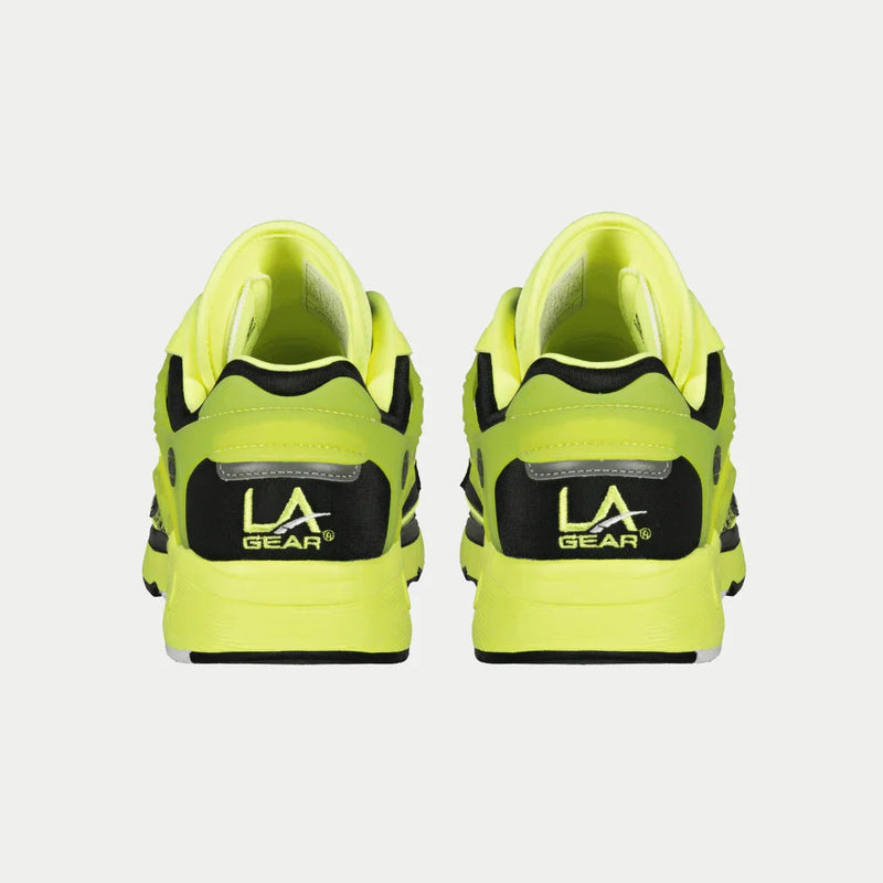 LA Gear Women's Light-Up x Glow Lowtop | Neon Yellow x Black