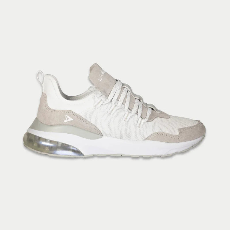 LA Gear Women's Runyon Lowtop | White x Gray