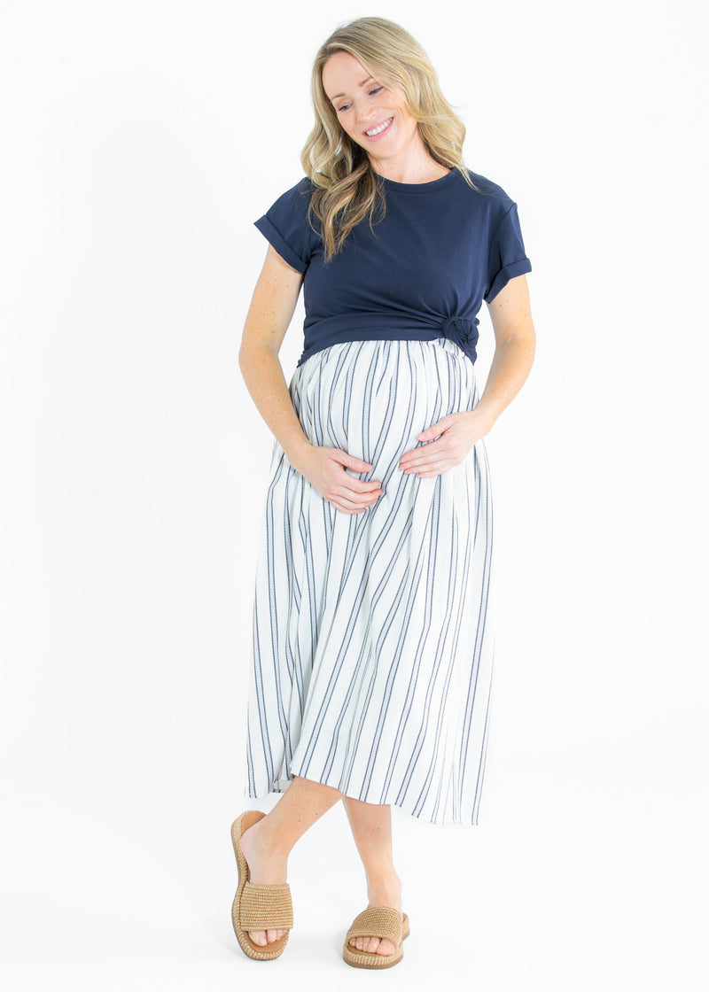 Laken Striped Midi Dress - FINAL SALE