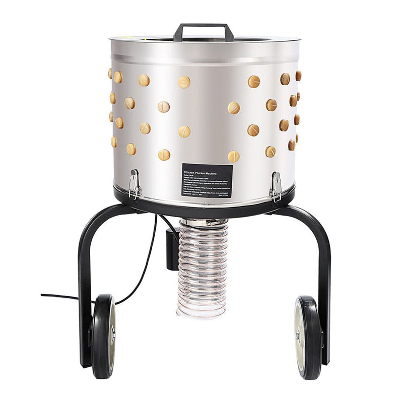 Large Heavy-Duty Chicken Defeathering Plucker Machine, 20-Inch (93425601)
