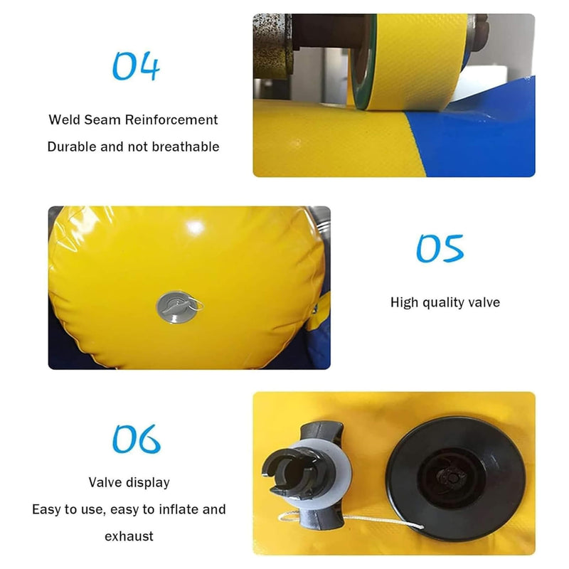 Large Inflatable Wall Climbing Bouncer With Slides And Air Pump For Pools, Lakes And Rivers (SAK52376)