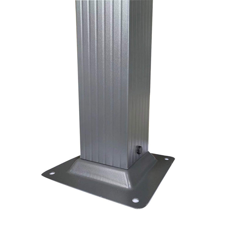 [10x13FT] Large Outdoor Patio Pergola With Canopy & Retractable Sun Shades, Beige (SAK51842)