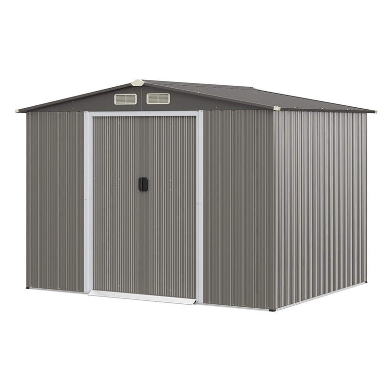 [08X06FT] Alora Premium Outdoor Steel Tool Storage Garden Backyard Shed (SAK74185)