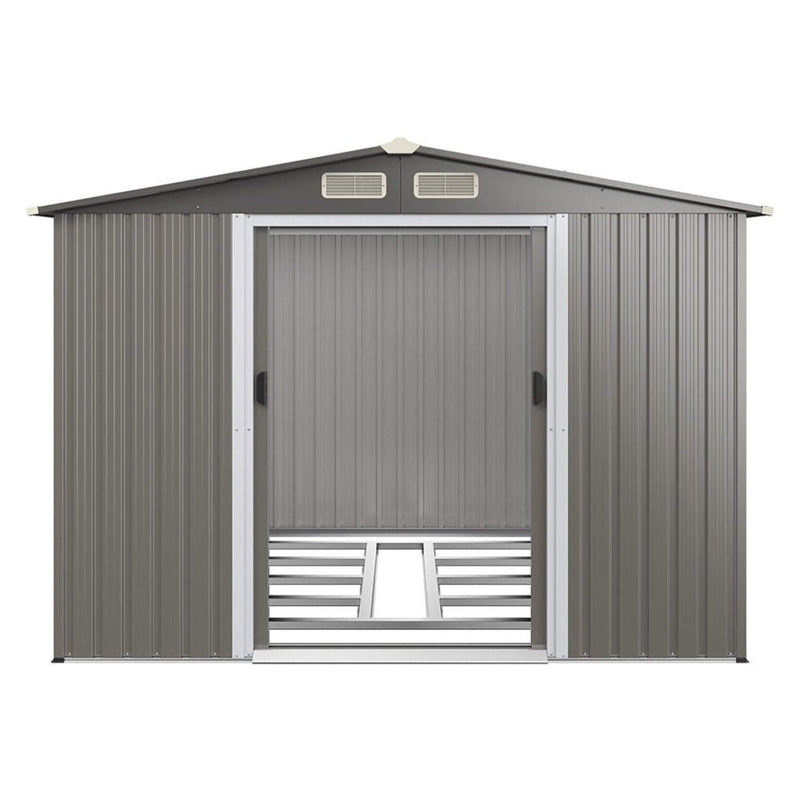 [08X06FT] Alora Premium Outdoor Steel Tool Storage Garden Backyard Shed (SAK74185)
