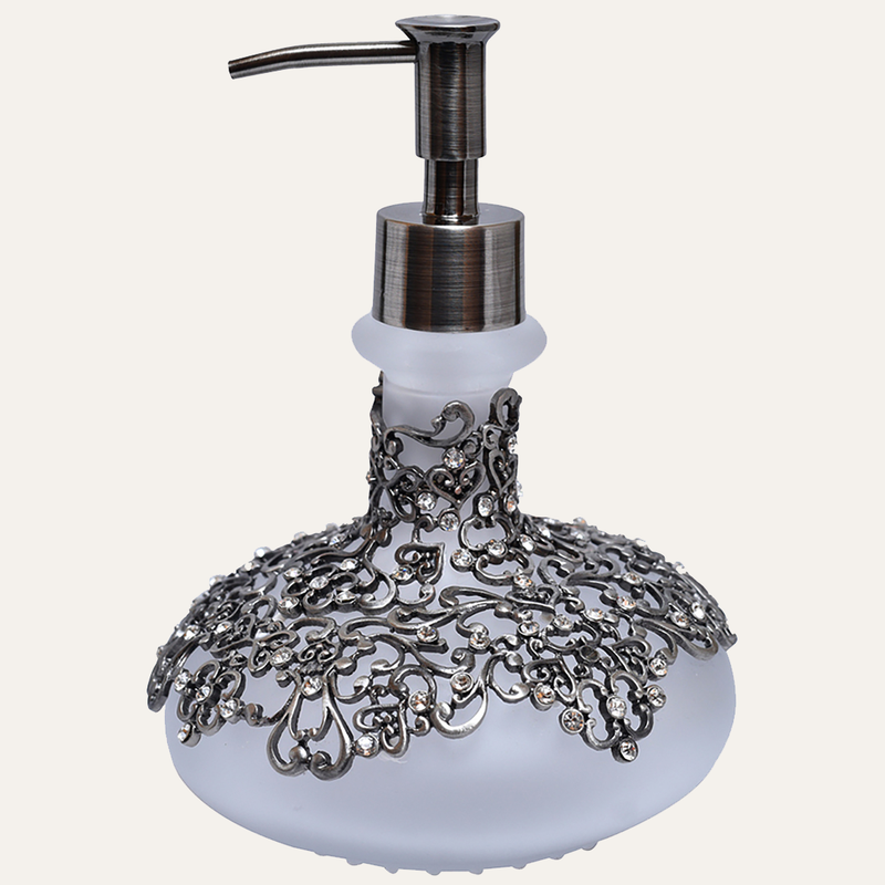 Elegant Haven – Modern Decorative Bathroom Accessory Handmade Soap Dispenser, Gift for Mom