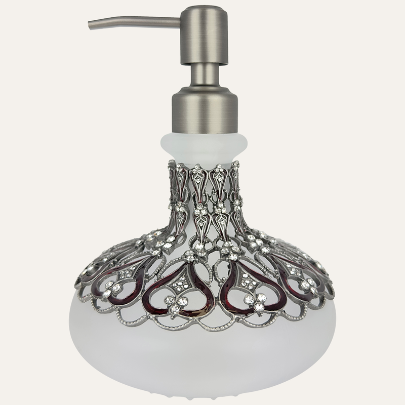 Oriana Grace – Modern Decorative Bathroom Accessory Handmade Soap Dispenser, 9 oz