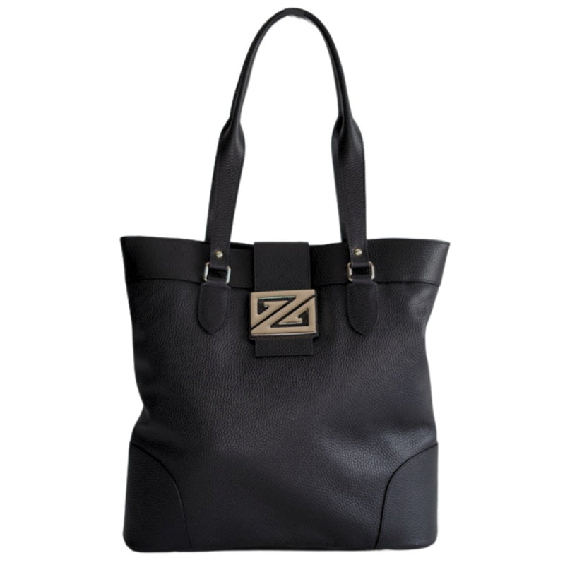 Zoey Bag - Leather Tote Bag for Work & Travel – Italian Genuine Leather - Made in Italy