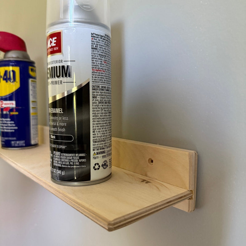 Ledge Shelf – Garage Organization for Bottles & Cans
