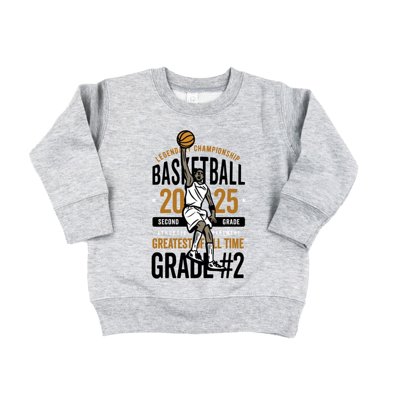Legendary Basketball (Choose Your Grade) - Gray Child Sweater