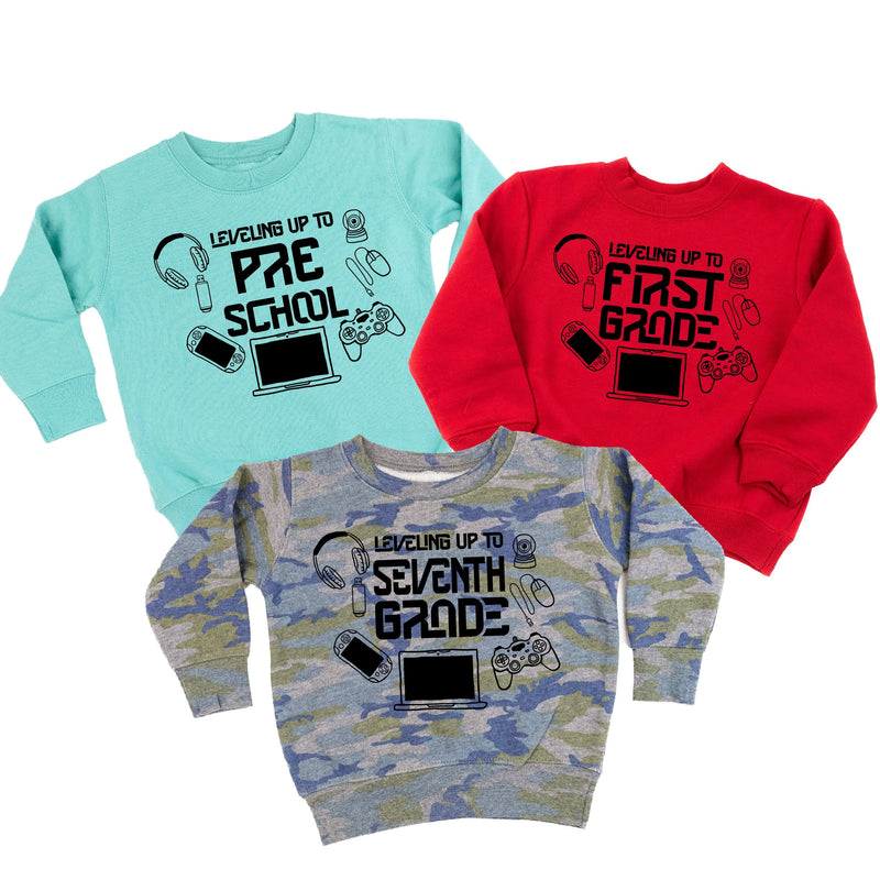 Leveling Up To (Choose Your Grade) - Child Sweater