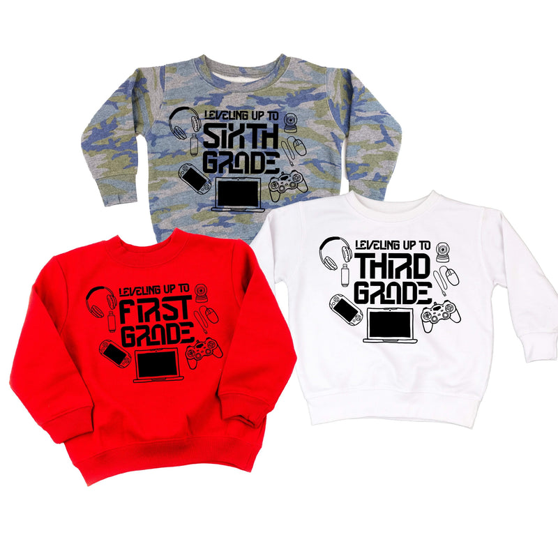Leveling Up To (Choose Your Grade) - Child Sweater