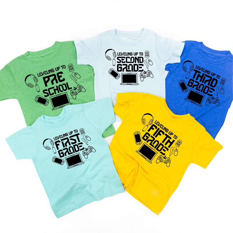 Leveling Up To (Choose Your Grade) - Child Tee
