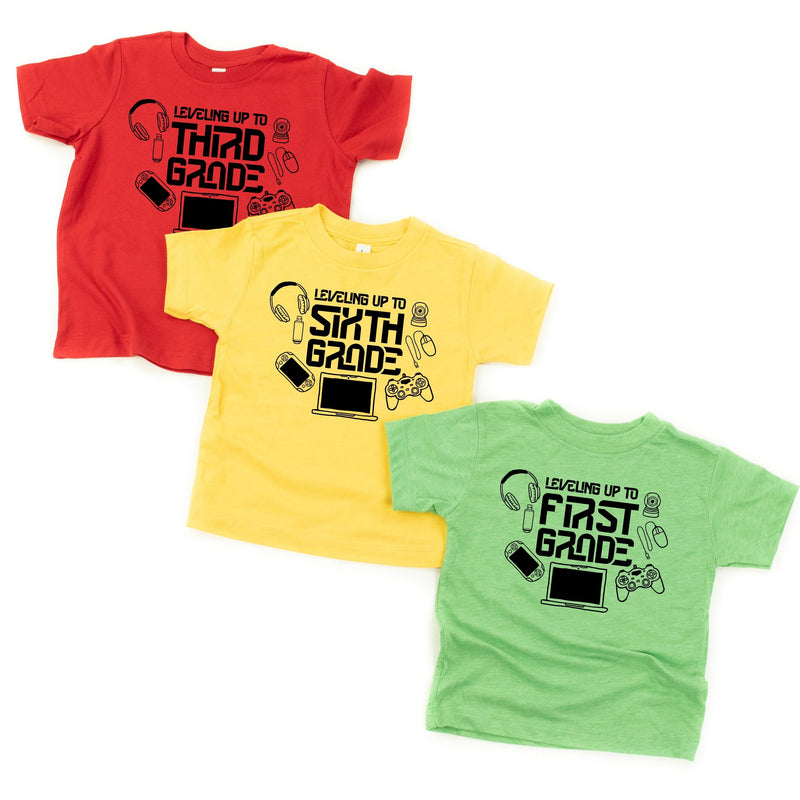 Leveling Up To (Choose Your Grade) - Child Tee
