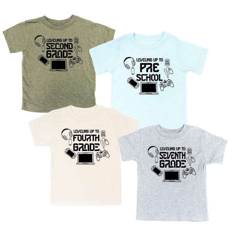 Leveling Up To (Choose Your Grade) - Child Tee