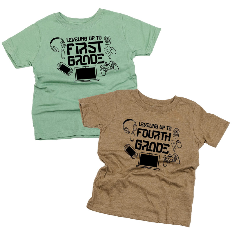 Leveling Up To (Choose Your Grade) - Child Tee