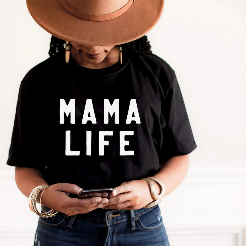 MAMA LIFE - (Block Font) - Unisex Tee