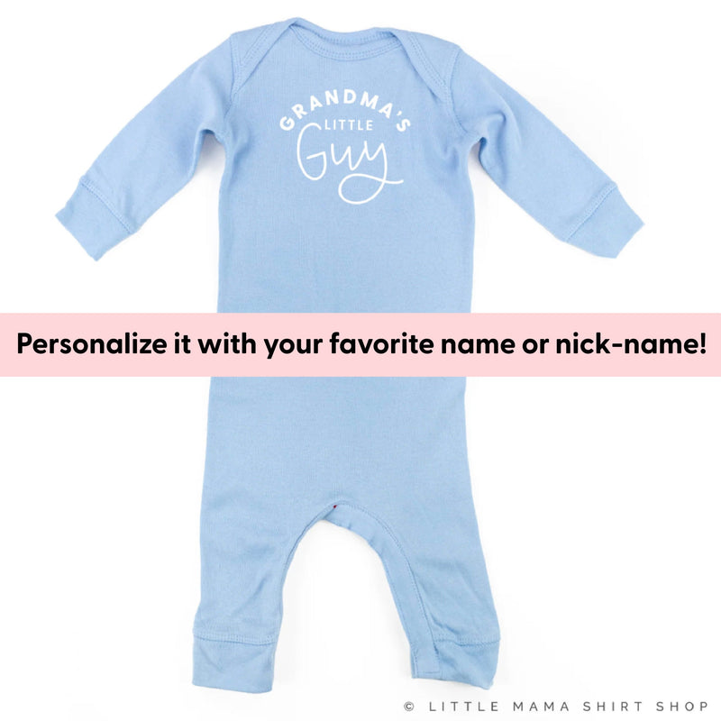 Custom Name's Little Guy - (Personalize It) Baby Sleeper