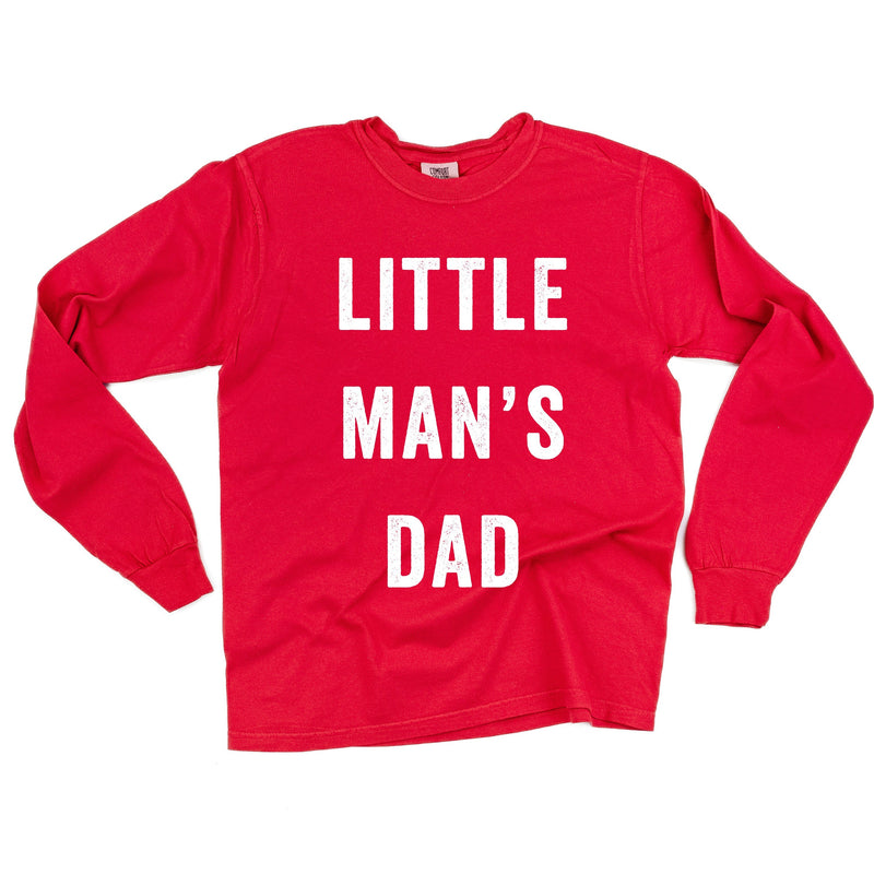 Little Man's Dad - LONG SLEEVE Comfort Colors Tee