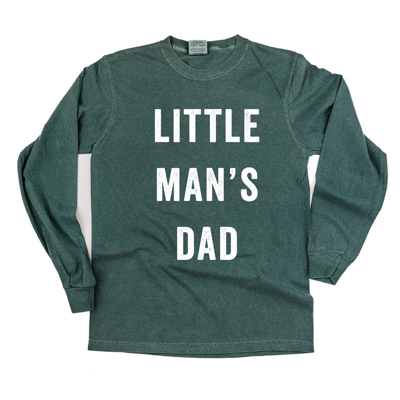 Little Man's Dad - LONG SLEEVE Comfort Colors Tee