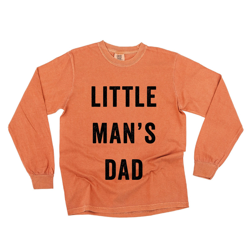Little Man's Dad - LONG SLEEVE Comfort Colors Tee